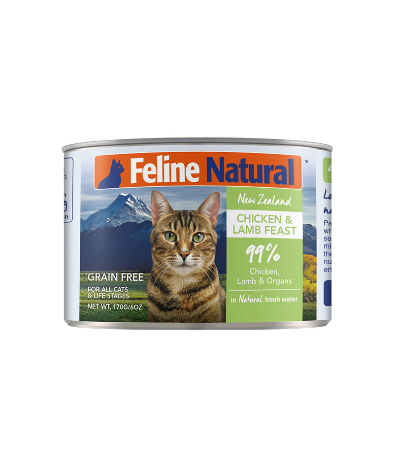 feline natural chicken and lamb